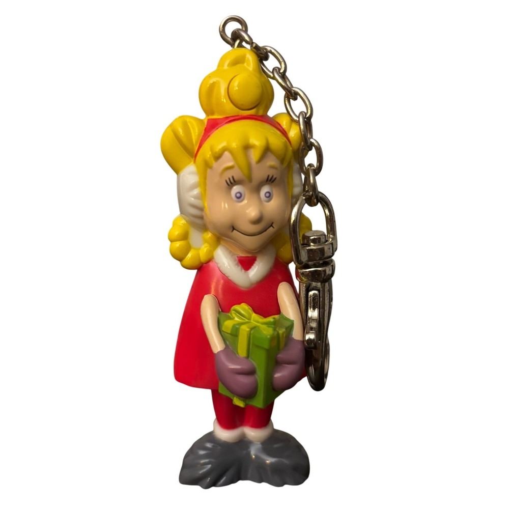 '00 How the Grinch Stole Christmas LightUp Keychain | Cindy Lu Who | Not Tested